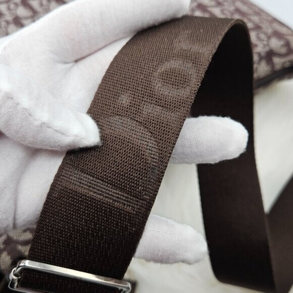 Christian Dior Brown Oblique Canvas Messenger Bag - Picture 8 of 16